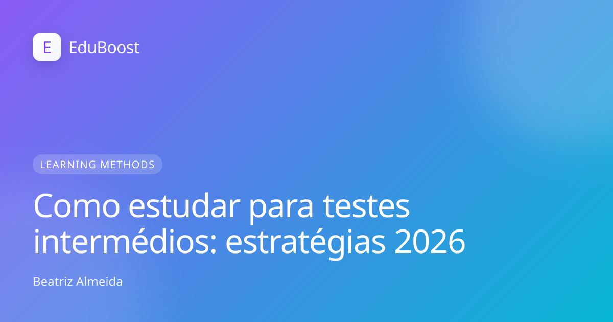 Aluna com livros abertos e anotações sobre testes intermédios