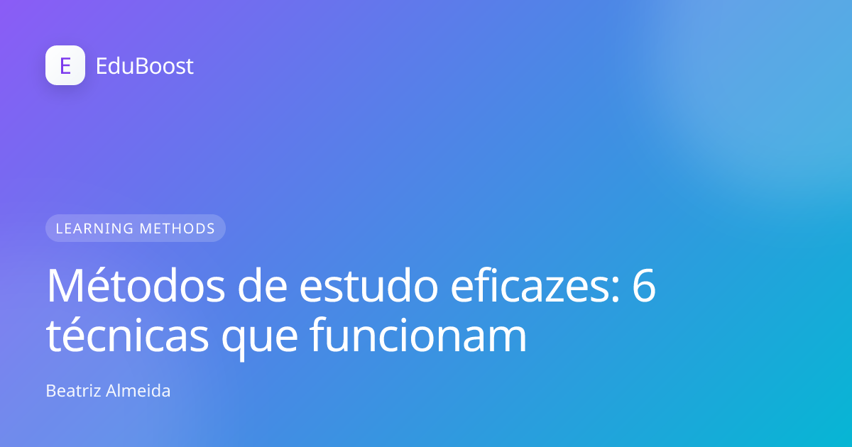 Mesa de estudo organizada com caderno, canetas de cores e mapa mental visível