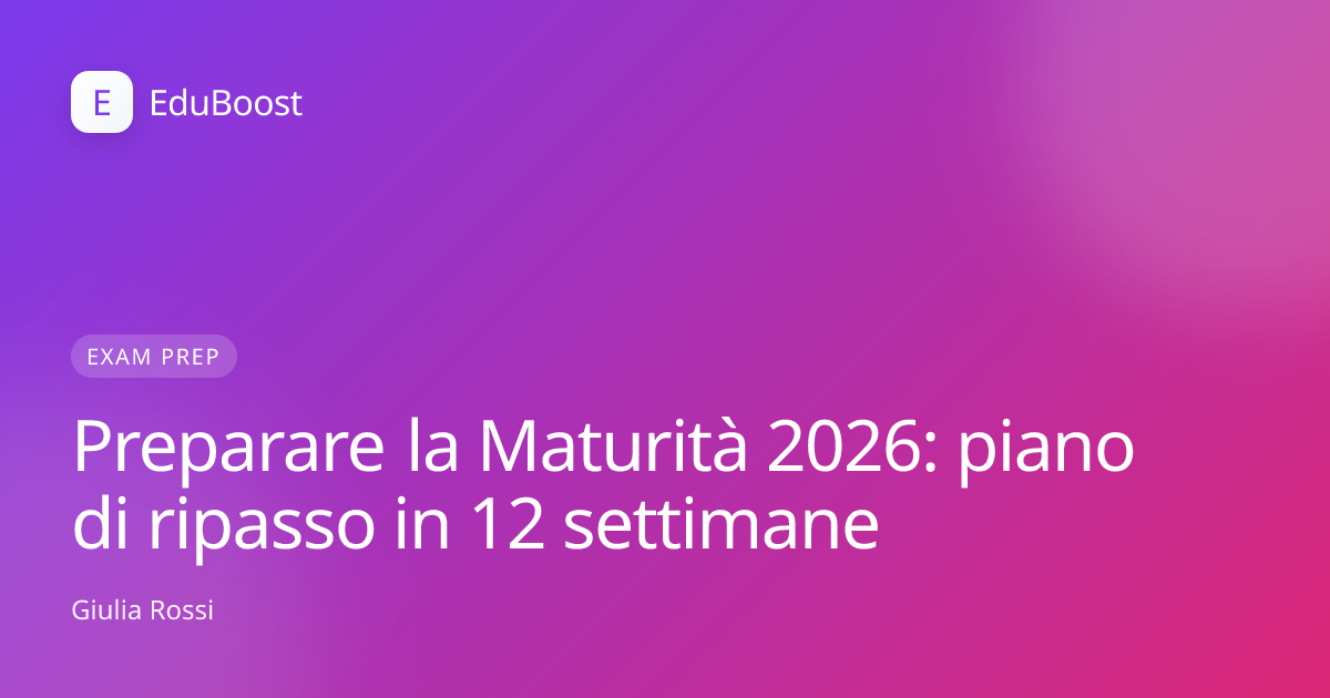 Studentessa del quinto anno ripassa per la Maturità con libri e appunti sulla scrivania
