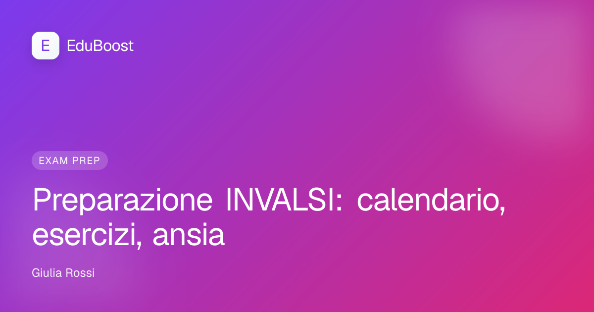 Studente al computer durante una simulazione delle prove INVALSI con fogli di appunti sulla scrivania