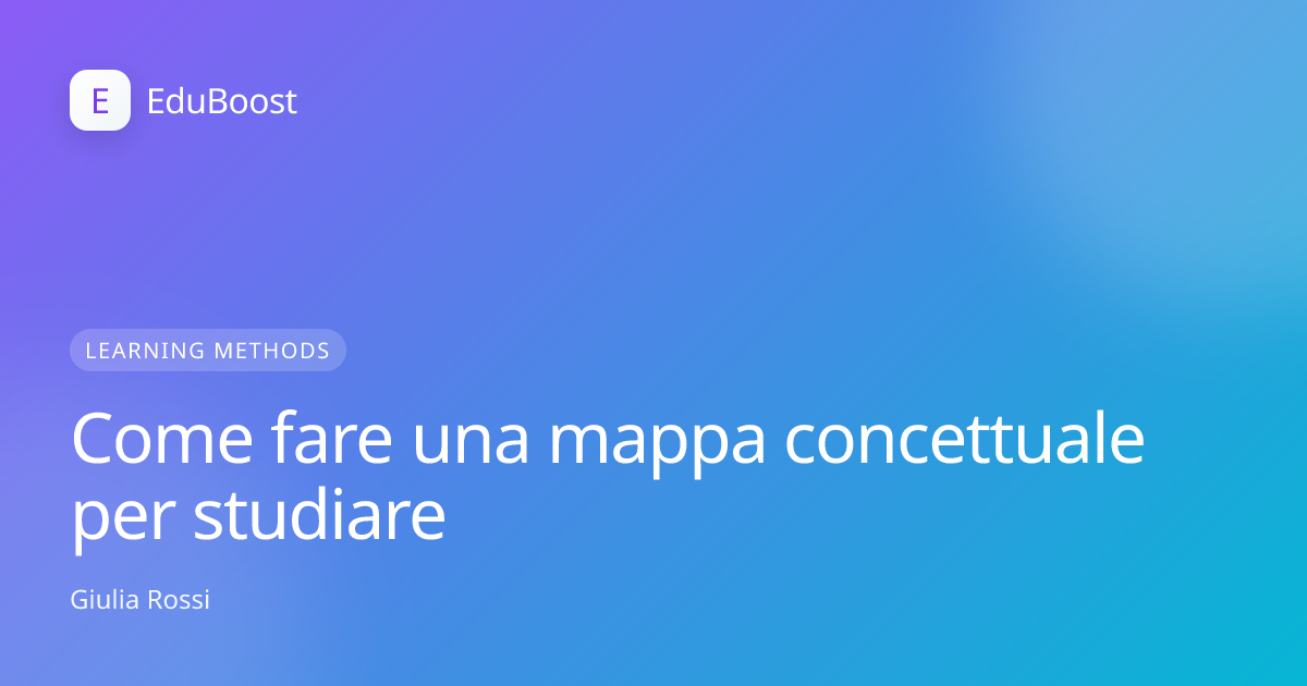 Mappa concettuale disegnata a mano con colori e connessioni