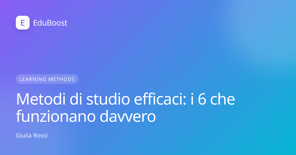 Studente che applica metodi di studio efficaci con notes e libro