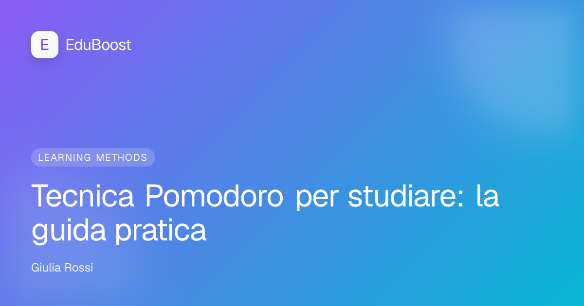 Studentessa al liceo con timer da cucina sulla scrivania per applicare la tecnica Pomodoro
