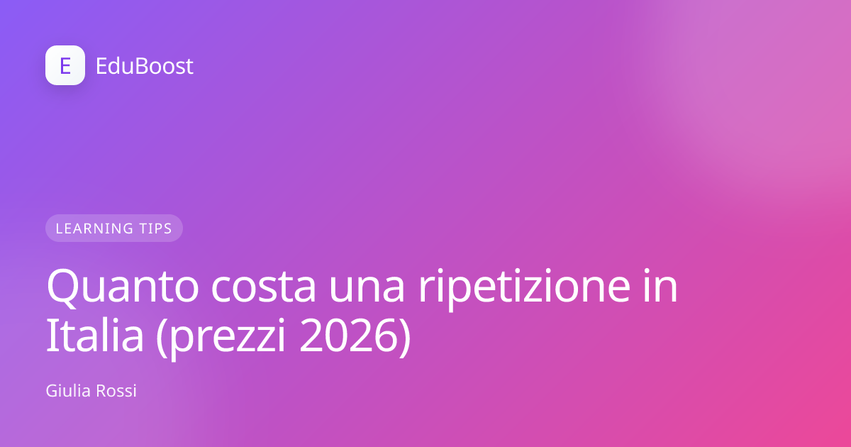 Studente e insegnante privato durante una lezione di ripetizione