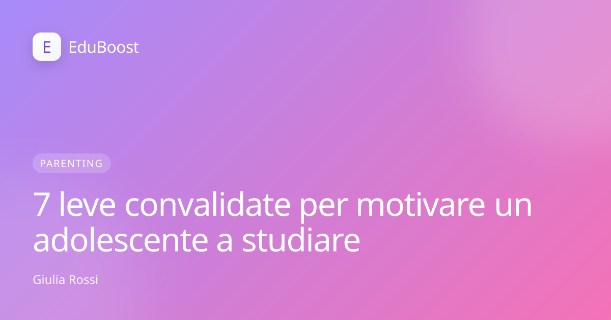 Adolescente seduto al proprio scrittoio, postura concentrata sui compiti