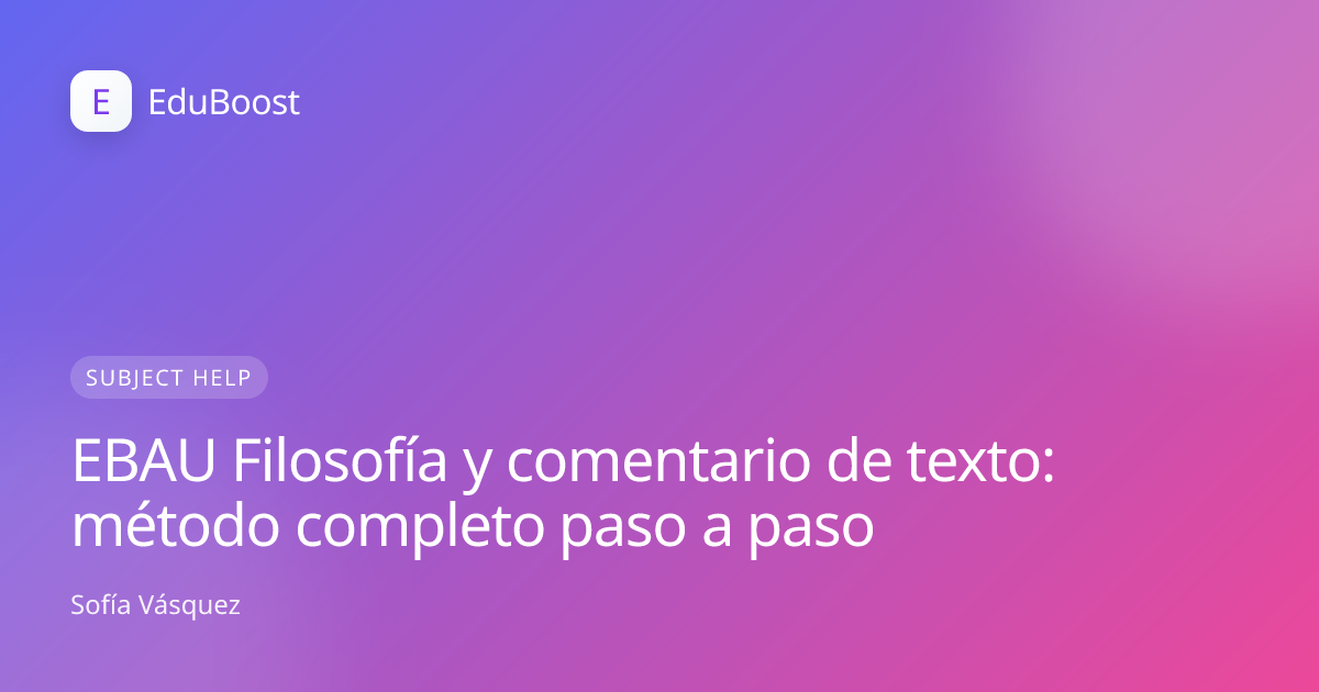 Libro de filosofía abierto con anotaciones en los márgenes para preparar la EBAU