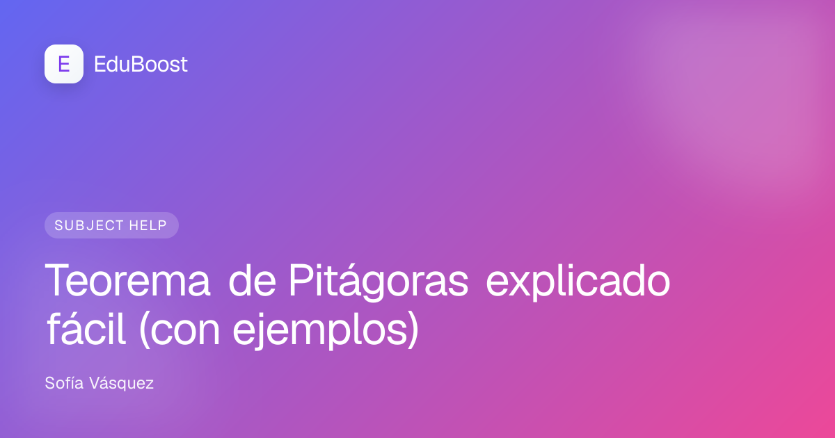 Triángulo rectángulo dibujado con regla sobre papel cuadriculado, con un cuadrado sobre cada uno de los tres lados